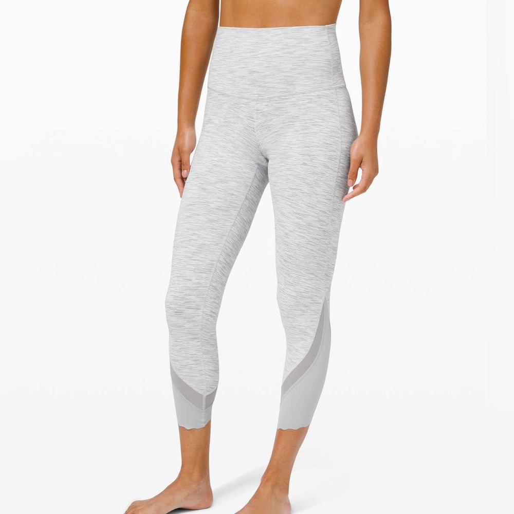 lululemon athletica Gray High-Waisted Leggings